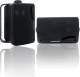 STUDIOFINIX Passive Outdoor Speakers Wired Waterproof -3.5 Inch 3 Way 200W Surface Marine & Wall Mount Speakers