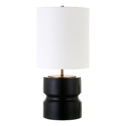 27" Black/Gold Table Lamp