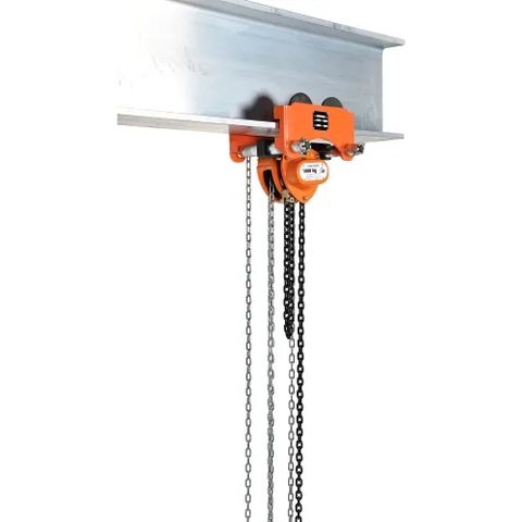 Low Headroom Hoist & Trolley Combo Geared 2000 Lb. Cap.