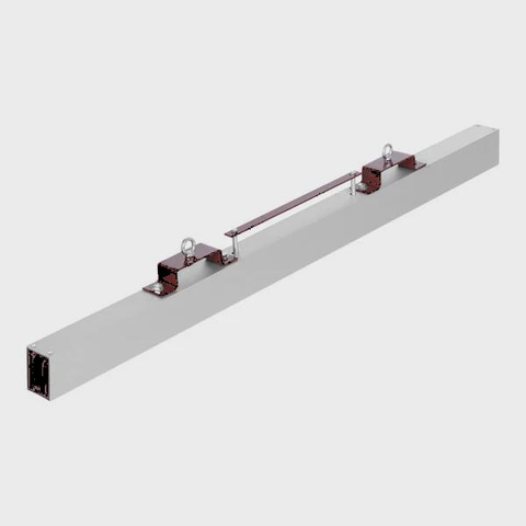 Vestil HFMS-60 60" Steel Forklift Hanging Magnetic Sweeper
