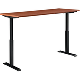 Interion® Electric Height Adjustable Desk, 48"W x 30"D, - Black Base