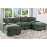 Tolzmann Sectional Sofa With 2 Ottomans