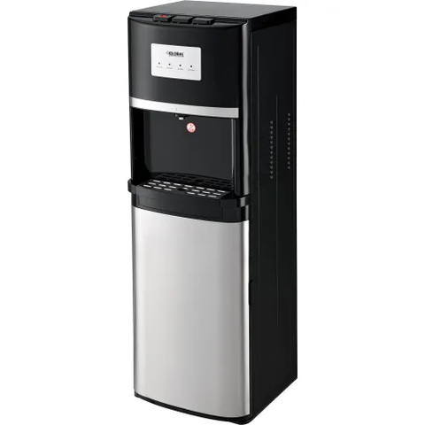 Tri-Temp Non-Filtered Water Dispenser, Black With Stainless