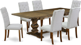 East West Furniture ALAEL5-78-05  Kitchen Table Set Includes a Rectangle Dining Table