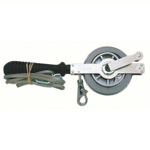 CRESCENT LUFKIN Single Duty Oil Gauging Tape: 25 ft, Swivel Snap Tip, Top to Bottom, Steel, SAE