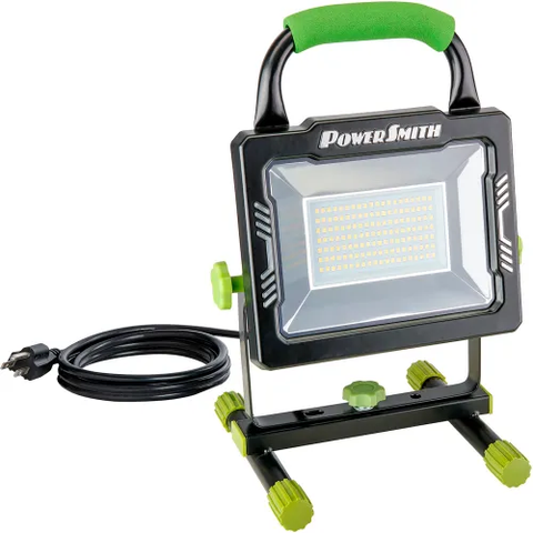 LED Work Light w/ H-Stand, 10000 Lumens, Black