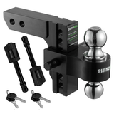 Rhino USA 6in Heavy Duty Drop Hitch - 2in (RG-HTDROP2)