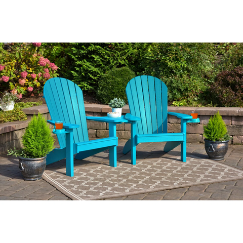 Aatikah Plastic Adirondack Chair (Set of 2)