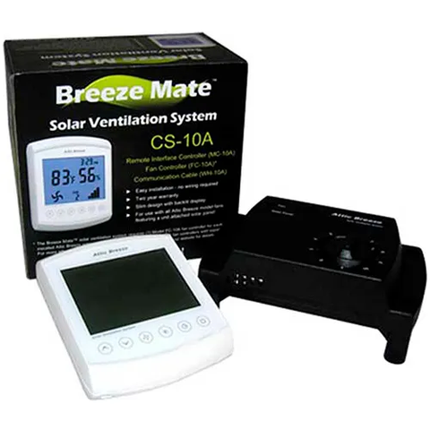 Attic Breeze® Breeze Mate™ CS-10A Solar Ventilation System (Attached Models Only)