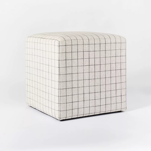 Lynwood Square Upholstered Cube Ottoman - Threshold™