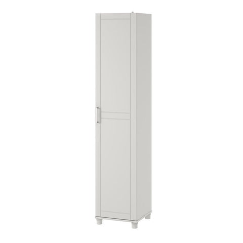SystemBuild Callahan 16 Inch Utility Storage Cabinet in White