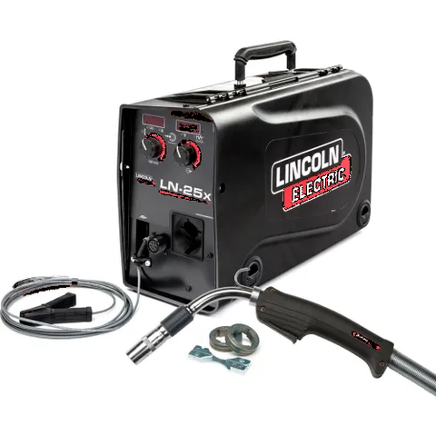 Lincoln Electric® LN-25X Wire Feeder with TVT & Magnum Pro Curve 300A 045 One-Pak, 15-110 VDC