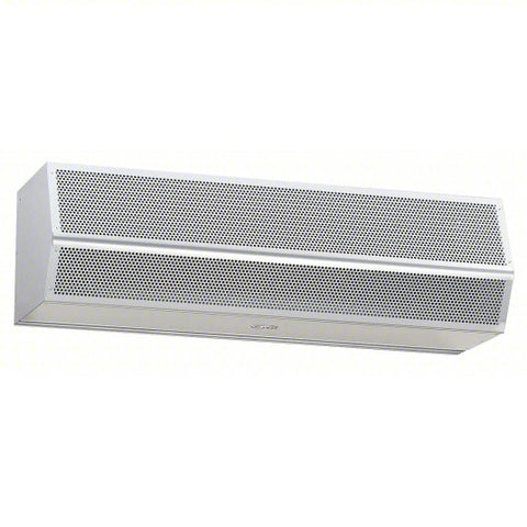 Unhtd 14"H 48"W 16"D Steel Air Curtain: Ambient Air, Std Profile, For 4 ft Opening Wd, 2,447 cfm