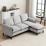 NicBex Convertible Combination Sofa with Widen Armrest