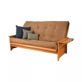 Queen Wheaton Frame and Coil Mattress Butternut