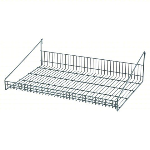 METRO Shelf: 29 1/4 in x 19 3/8 in x 7 3/4 in, 50 lb Load Capacity, Steel, Epoxy Coated, Green