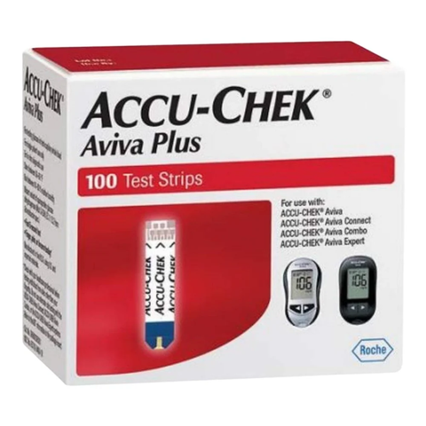 Accu-Chek Aviva Plus Test Strips - 100 Count