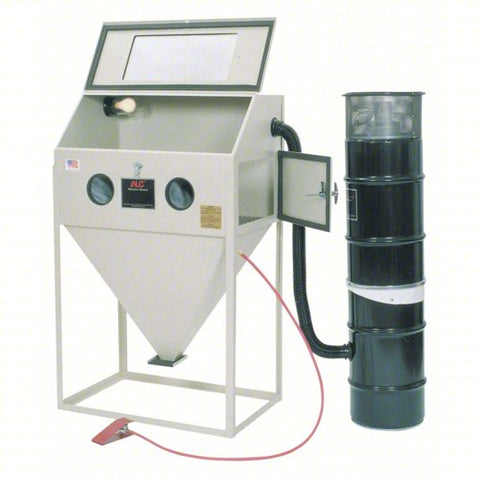 ALC Abrasive Blast Cabinet: Siphon Feed, 36 in W x 24 in D Work Area, 15 cfm