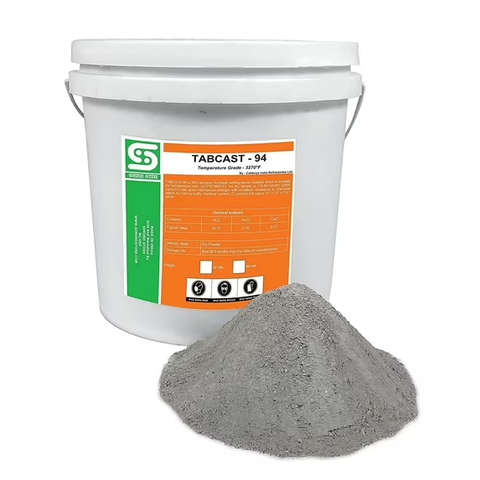 Simond Store Castable Refractory Cement 22 LBS - 94% Alumina - 3270F Rated - High Temp Cement for Furnace, Kiln,