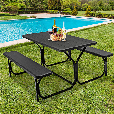 Picnic Table Bench Set Outdoor Backyard Patio Garden Party