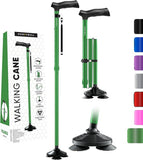HONEYBULL Walking Cane for Men & Women - Foldable, Adjustable, Collapsible