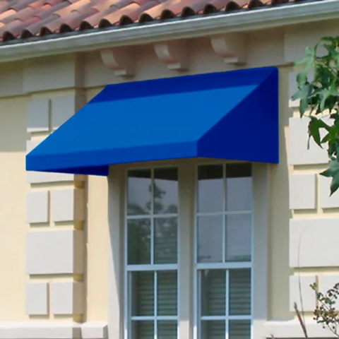 EN1030-6BB, Window/Entry Awning 6' 4-1/2"W x 2' 6"D x 1' 4"H Bright Blue