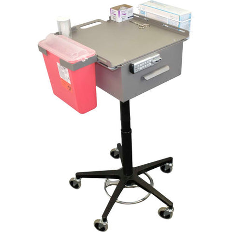 Phlebotomy Cart with E-Lock