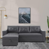 Home Imports Emporium Reversible Sleeper Sectional Sofa Storage Chaise