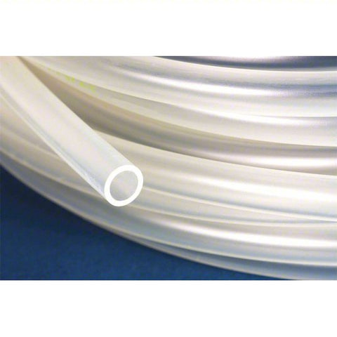 Tubing: Versilon 2001, TPE, Clear, 1 3/8 in Outside Dia, 1 in Inside Dia, 50 ft Overall Lg