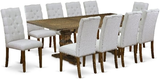 East West Furniture ALAEL5-78-05  Kitchen Table Set Includes a Rectangle Dining Table