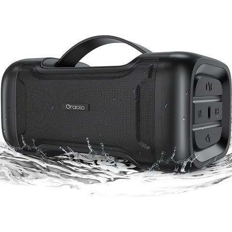 Bluetooth Speaker with Deep Bass Basser Portable Speakers Wireless Stereo Sound,