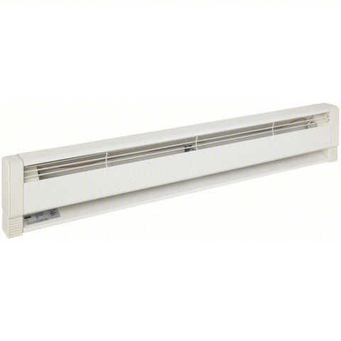 Electric Baseboard Heater: Commercial Grade, 1000W, 3413 BtuH Heating Capacity