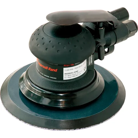 Ingersoll Rand® 6" Random Orbital Air Sander w/ Hook & Loop Pad, 3/16" Orbit, 12000 RPM, 8 CFM