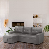 Reversible Sleeper Sectional Sofa Storage Chaise