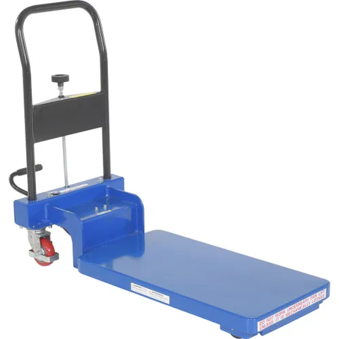 Low Profile Auto-Shift Hydraulic Scissor Lift Cart, 200 Lb. Capacity