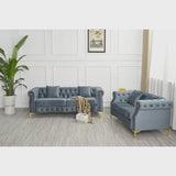 Frotten 2 - Piece Velvet Living Room Set
