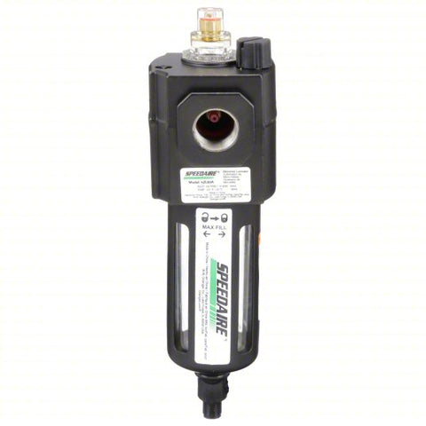 SPEEDAIRE Compressed Air Lubricator: Micro Mist, 1/2 in NPT, 95 cfm, 150 psi Max Op Pressure