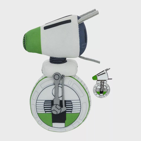 Seven20 Star Wars D-O Stylized 7 Inch Plush With Enamel Pin