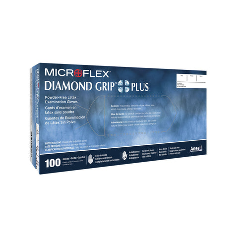Microflex DGP-350XL Diamond Grip Plus Powder Free Gloves - X-Large