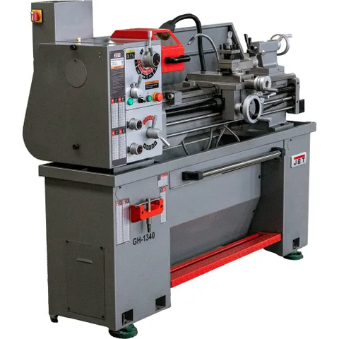 JET® GH-1340 13" x 40" Gear Head Lathe with Acu-Rite 203 DRO & Collet Closer, 230V
