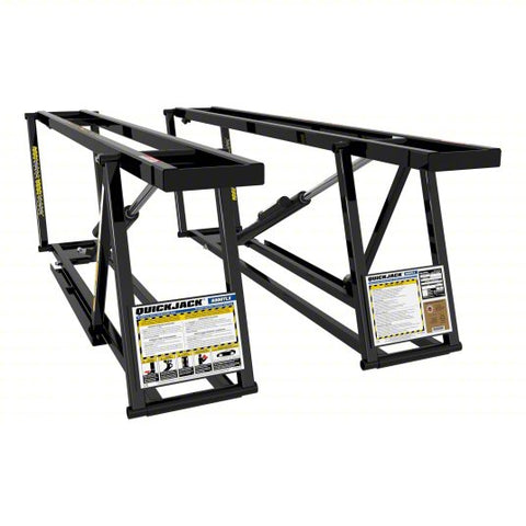 QUICKJACK Portable Car Lift: 6,000 lb Load Capacity, 24 in Max Lift Ht, 3 in Min Lift Ht, 1 Lifts