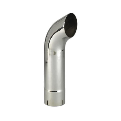 Donaldson DN P207308, Tail Pipe - Curved, 4 Inch Id X 18 Inch, Chrome