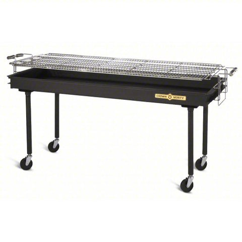 Charcoal Grill: Charcoal, 1 Burners, 31 in Overall Ht, 24 in Overall Dp, 24 in Cooking Surface Dp