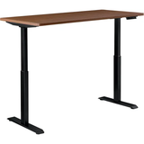 Interion® Electric Height Adjustable Desk, 48"W x 30"D, - Black Base