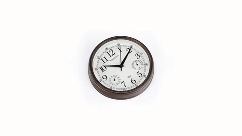 Mainstays 9.5" Quartz Traditional Indoor & Outdoor Wall Clocks, Analog
