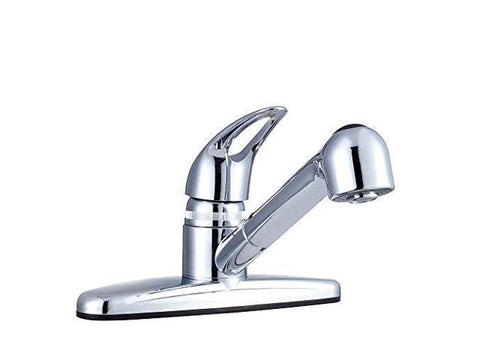 dura faucet dfpk100cp rv nonmetallic pullout kitchen faucet chrome