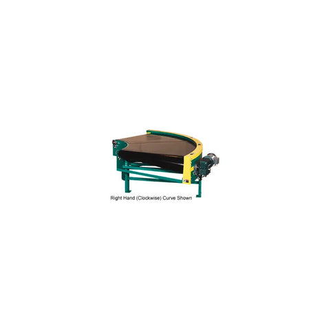 Omni Power Turn Belt Conveyor BCCU-PT48-12-180LH 12"W 180 Degree Left Curve 48 Degree Radius 1 HP