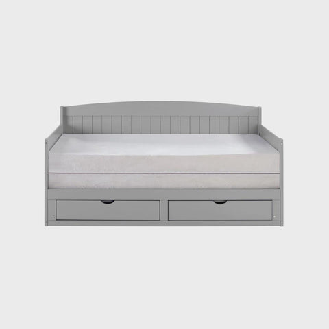 Alaterre Harmony Wood Daybed with Trundle - Twin Size Day Bed with Two Pull Out Drawers