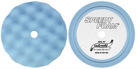 S.M. Arnold Speedy Foam Buffing Pad - Light Blue Foam (44-497)