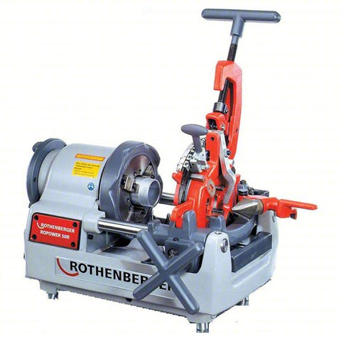 ROTHENBERGER Portable Pipe Threading Machine: Supertronic 2SE, For 1/2 in to 2 in Pipe, 1 hp, Std